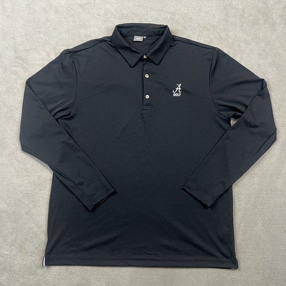 Ping Polo Shirt Mens XL Black Alabama Golf Sensorcool Long Sleeve Performance — photo 2